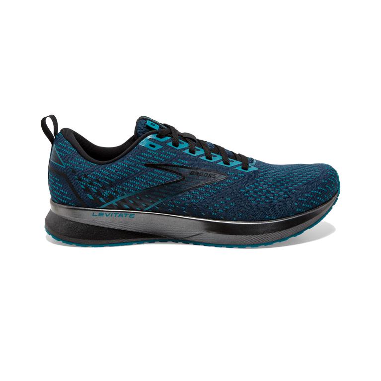 Brooks Men's Levitate 5 Road Running Shoes - Titan DarkCyan/Crystal Teal/Black (CMGP81026)